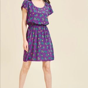 Peach Love (ModCloth) A-Line Dress EUC